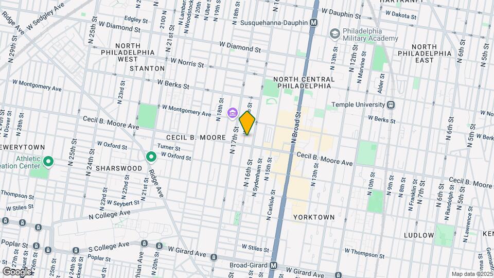 1705 N Willington St Map and Location Details