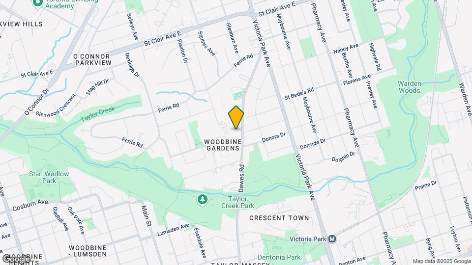 418 Dawes Rd Map and Location Details