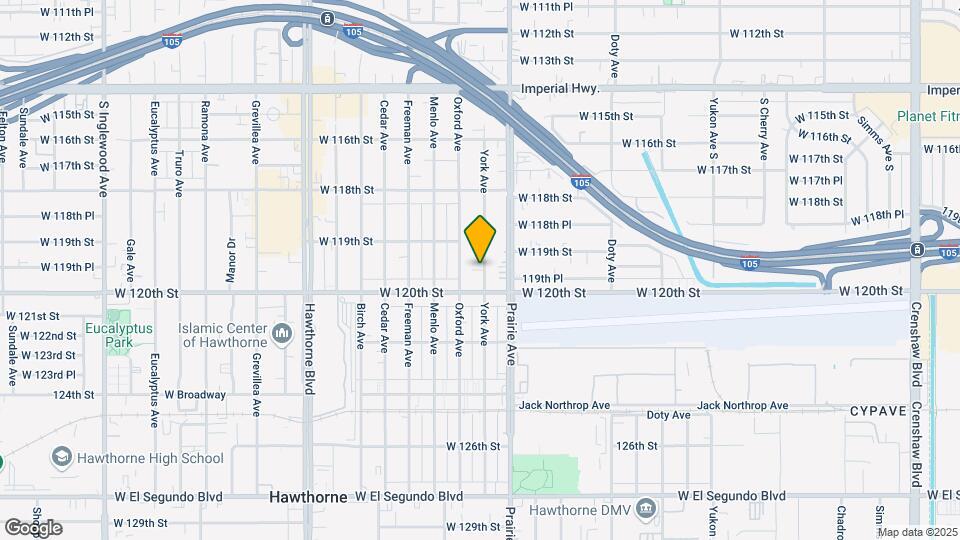 11953 York Ave Map and Location Details