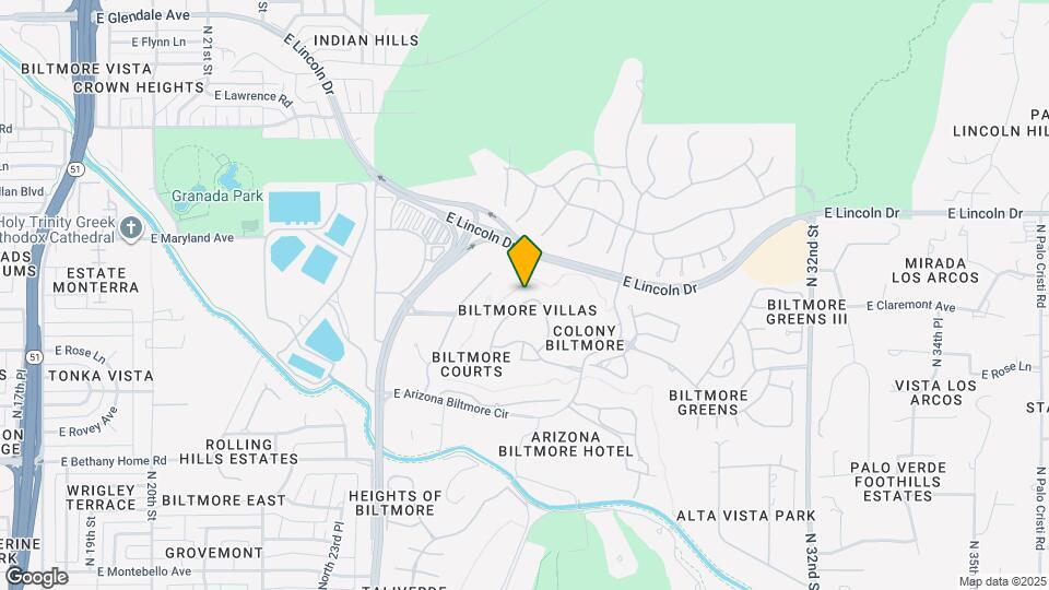 6198 N 28th Pl Map and Location Details