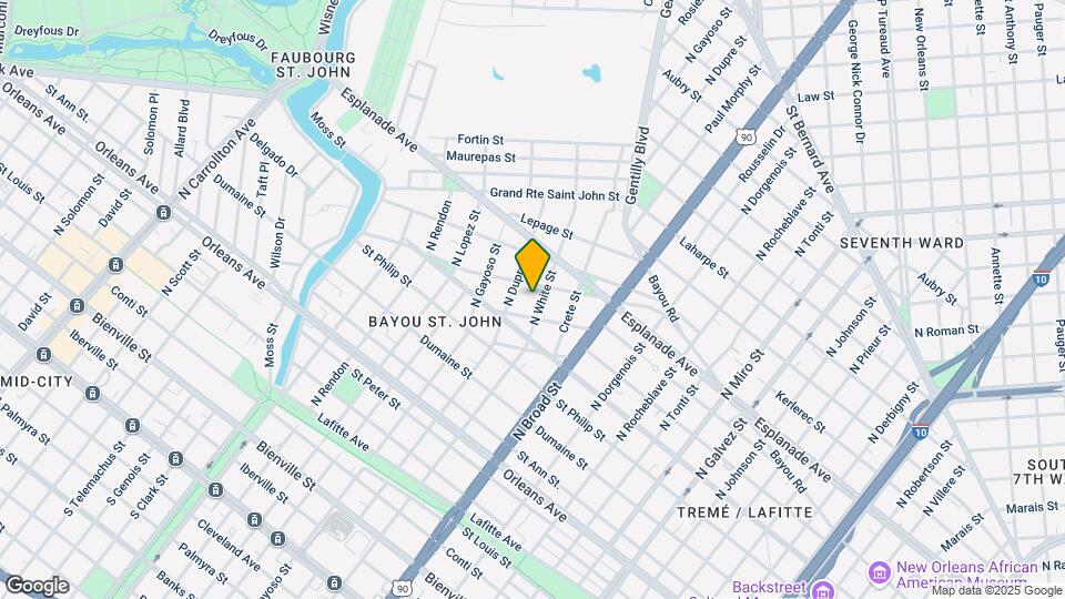 1121 N White St, Unit 1121 Map and Location Details