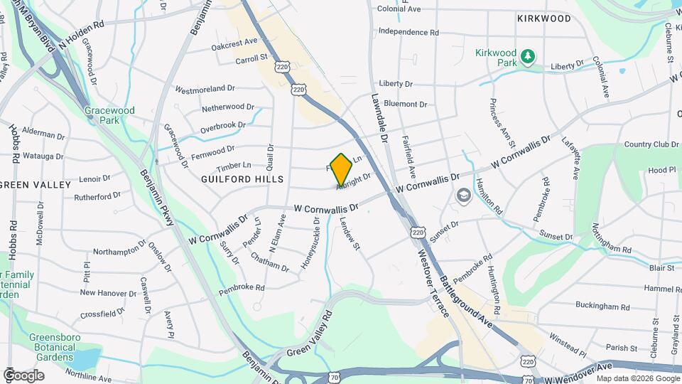 2315 Albright Dr Map and Location Details