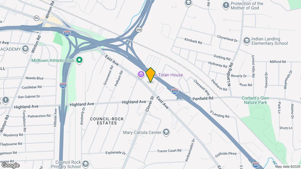 2434 East Ave Map and Location Details