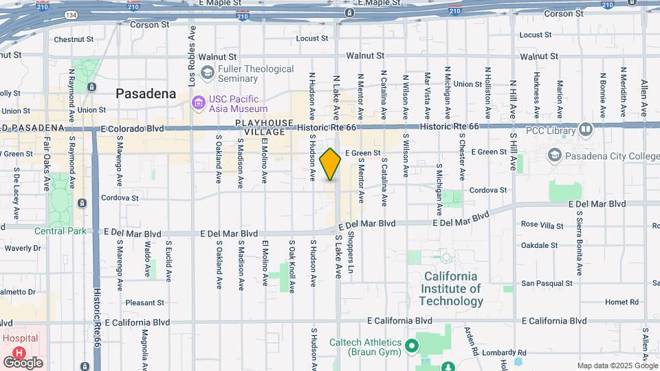 Pasadena Collection Map and Location Details