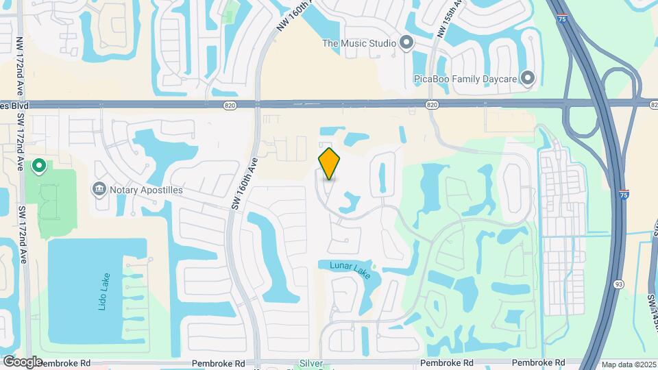 712 SW 158th Terrace Map and Location Details