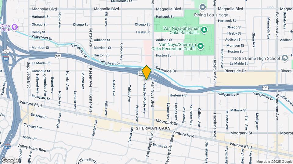 4708 Vista Del Monte Ave Mapa y Detalles de la Ubicación