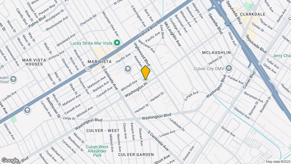 12109 Washington Pl Map and Location Details