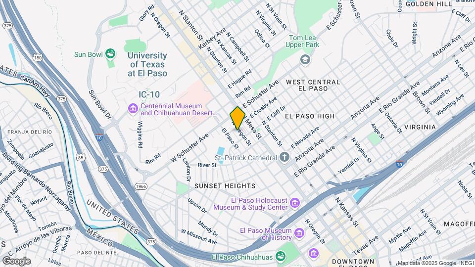 1507 N Oregon St Map and Location Details