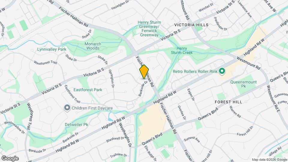 20 Bankside Dr Map and Location Details