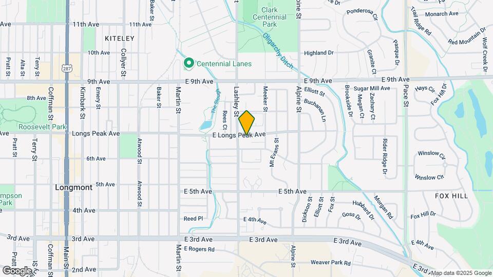 209-211 E Longs Peak Ave Map and Location Details