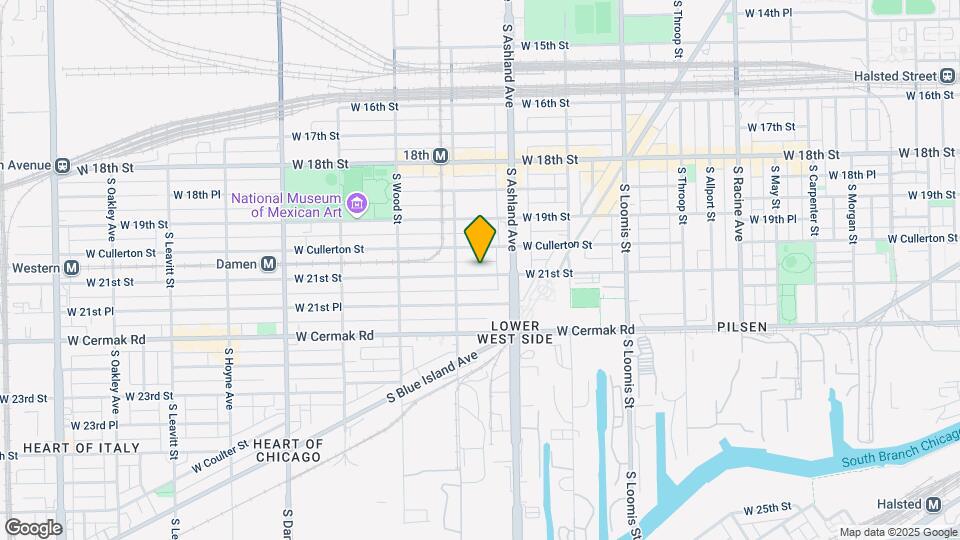 1634 W 21st St Map and Location Details