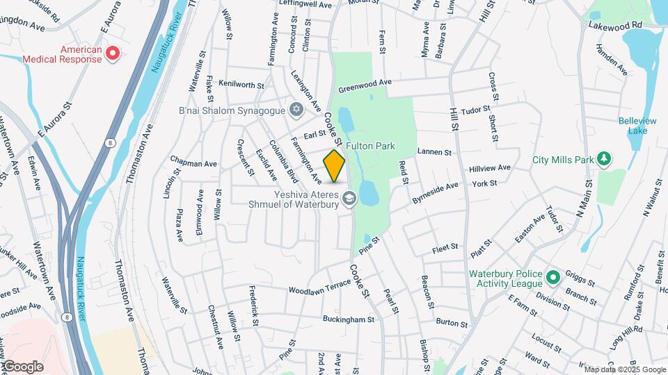 33 Farmington Ave Map and Location Details