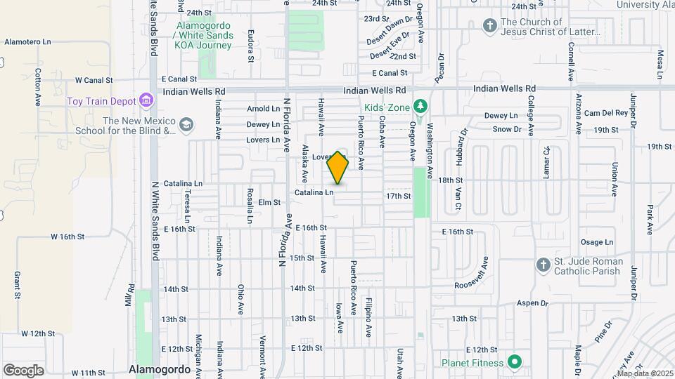 1011 Catalina Ln Map and Location Details