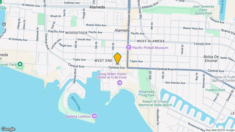 Alameda Arms Apartments Map and Location Details