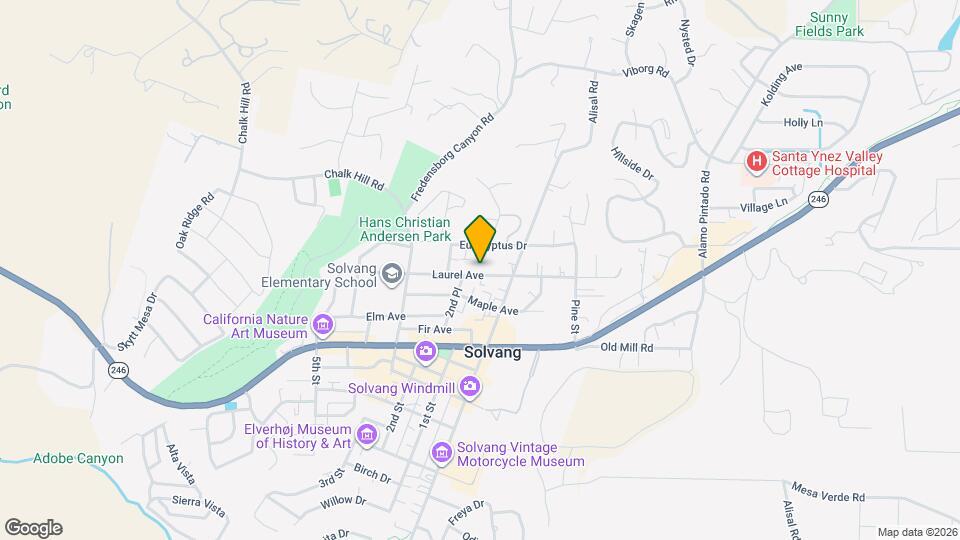 1665 Laurel Ave Map and Location Details