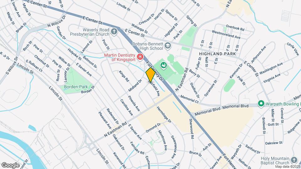 1617 Fairfield Ave Map and Location Details