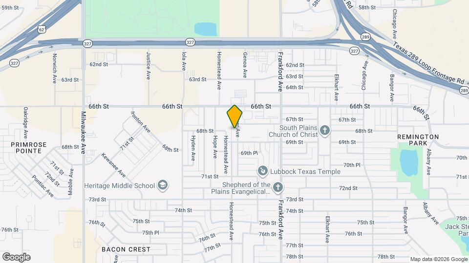 6706 Grover Ave Map and Location Details
