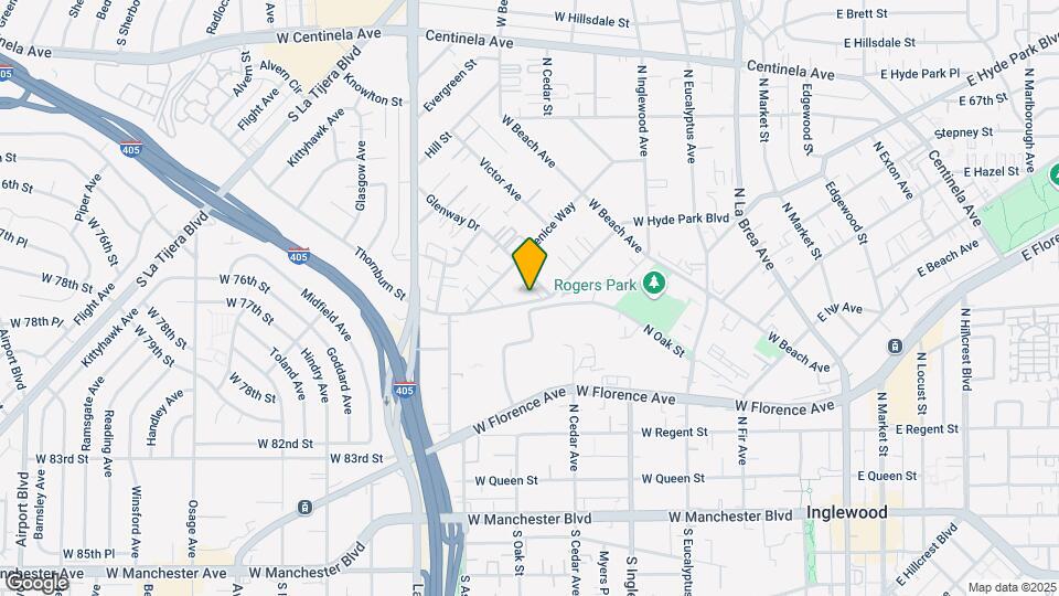 715 W Hyde Park Blvd Map and Location Details