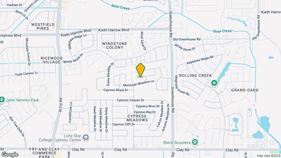 19323 Cypress Peak Ln Map and Location Details