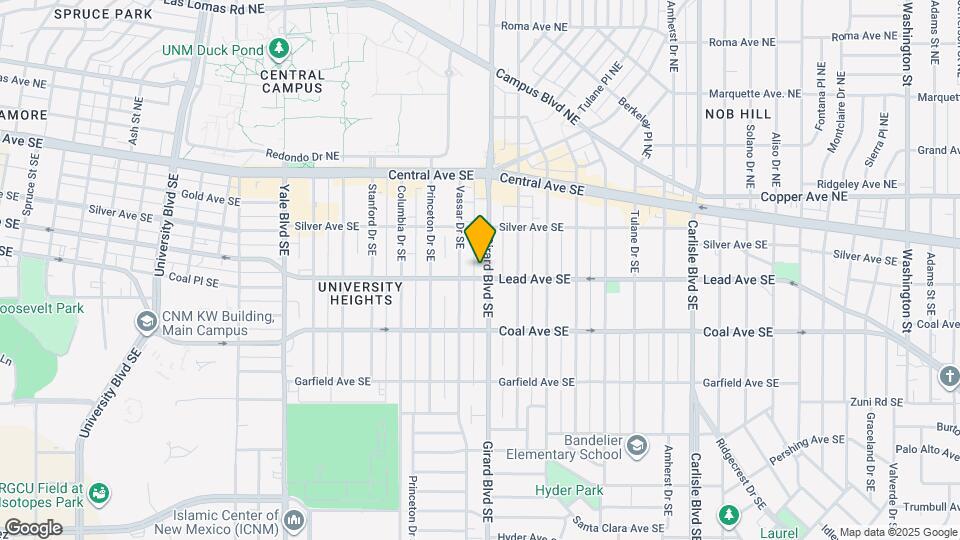 221 Girard Blvd SE, Unit Casita Map and Location Details