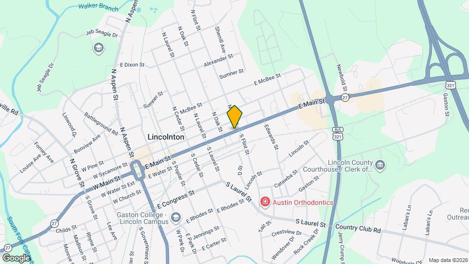 623 E Main St Map and Location Details