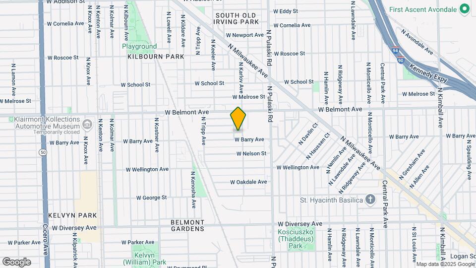 3108-10 N Karlov Ave Map and Location Details