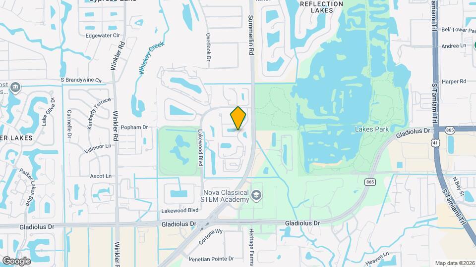5321 Summerlin Woods Dr Map and Location Details