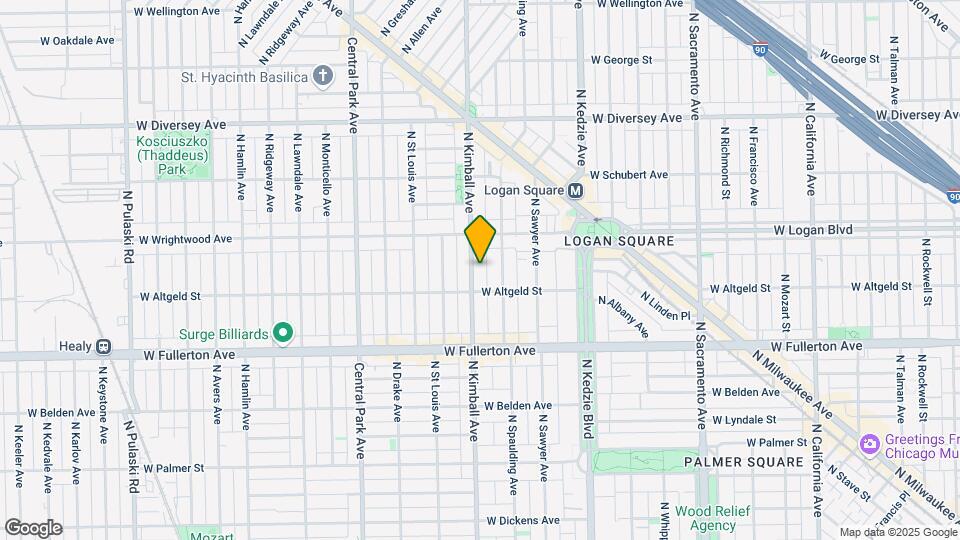2523 N Kimball Ave Map and Location Details