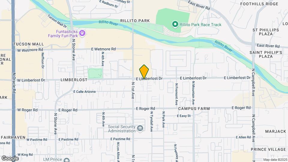 740 E Limberlost Dr Map and Location Details