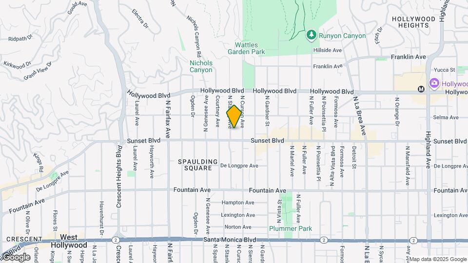 1518 N Stanley Ave Map and Location Details