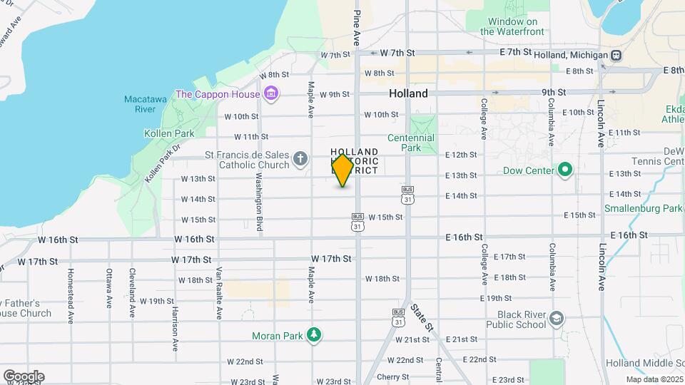 123 W 14th St Map and Location Details