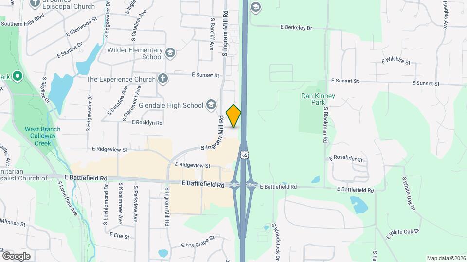 3434 E Covington St Map and Location Details