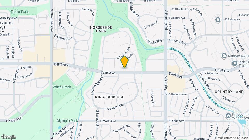 2295 S Norfolk St Map and Location Details