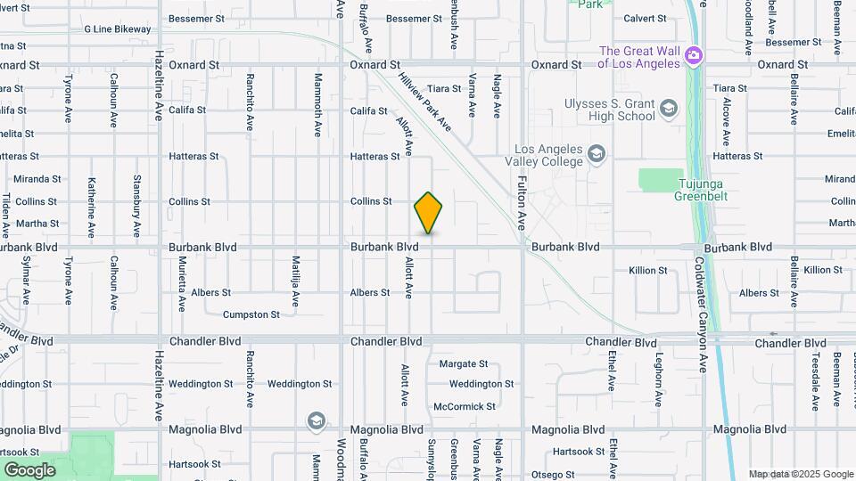 13505 Burbank Blvd Map and Location Details
