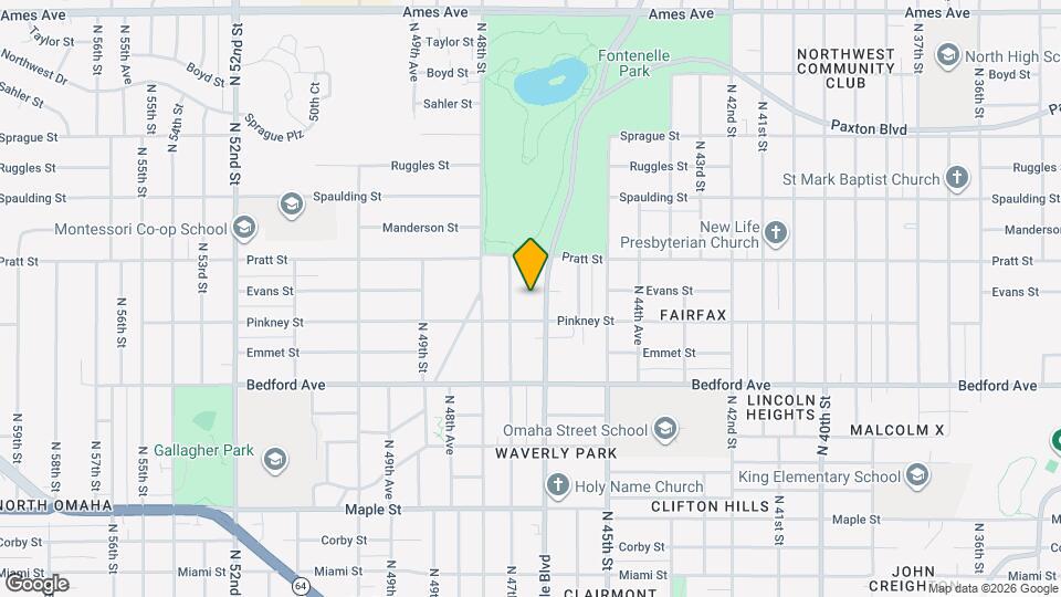 3520 Fontenelle Blvd Map and Location Details
