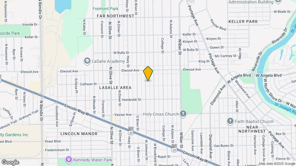 1318 N Johnson St Map and Location Details