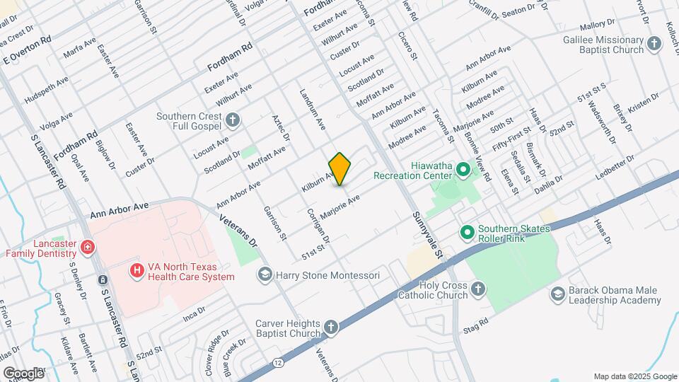 4651 C L Veasey Blvd Map and Location Details