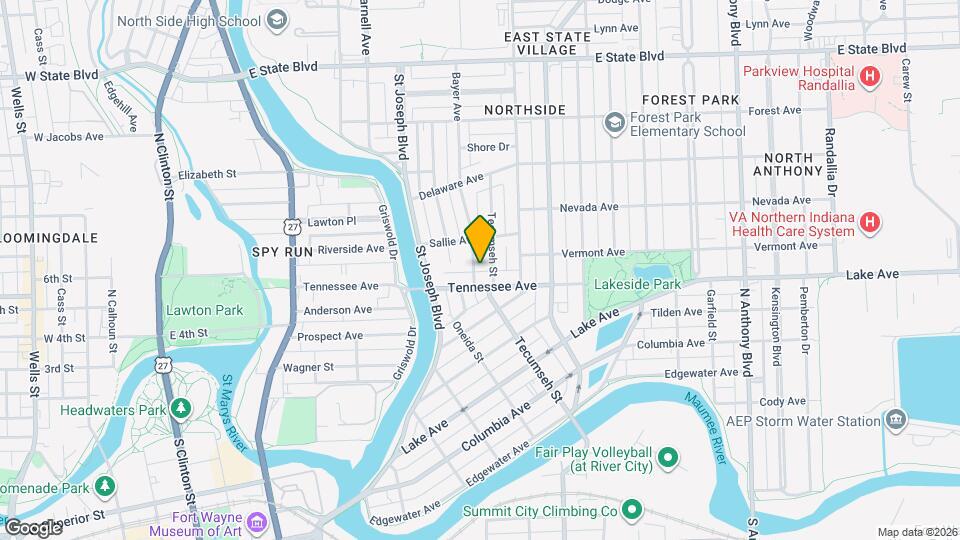 1516 Bayer Ave Map and Location Details