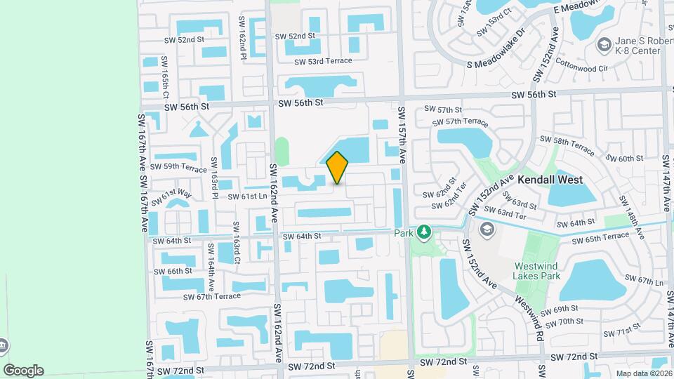 6101 SW 159th Ct Map and Location Details