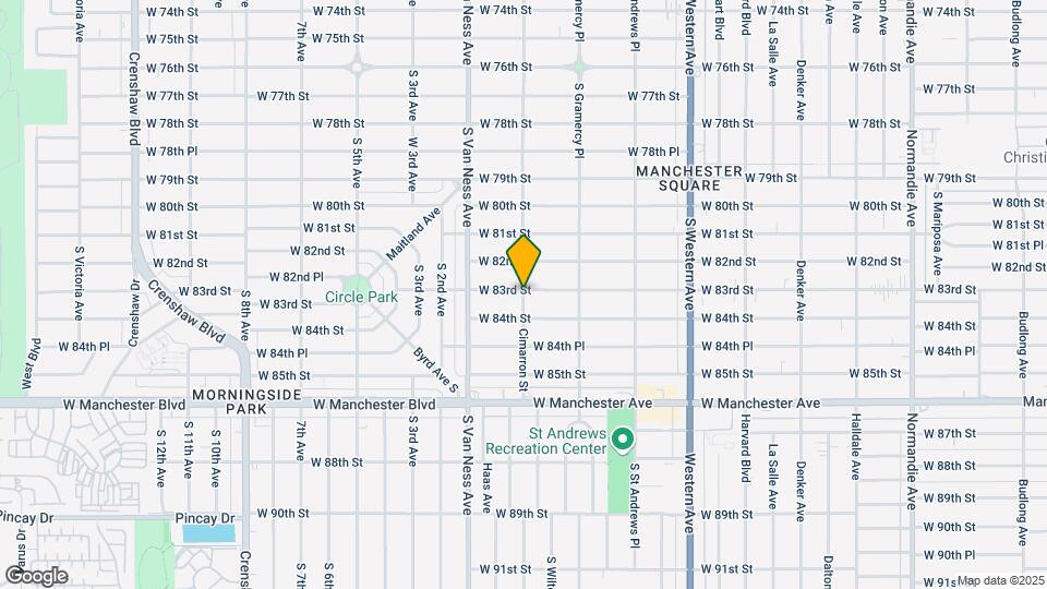 8223 Cimarron St Map and Location Details