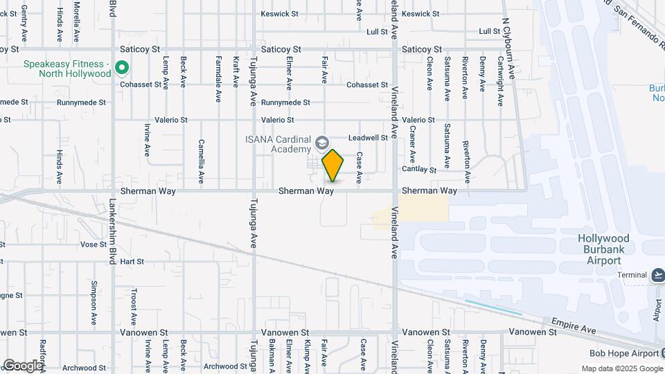 11147 Sherman Way Map and Location Details