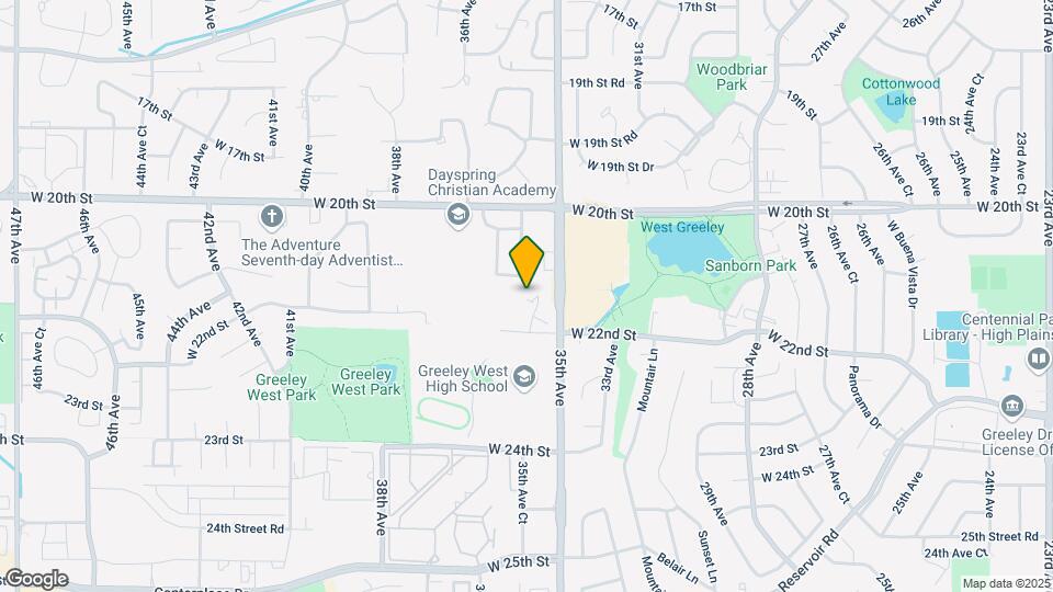 2173 35th Avenue Ct Map and Location Details