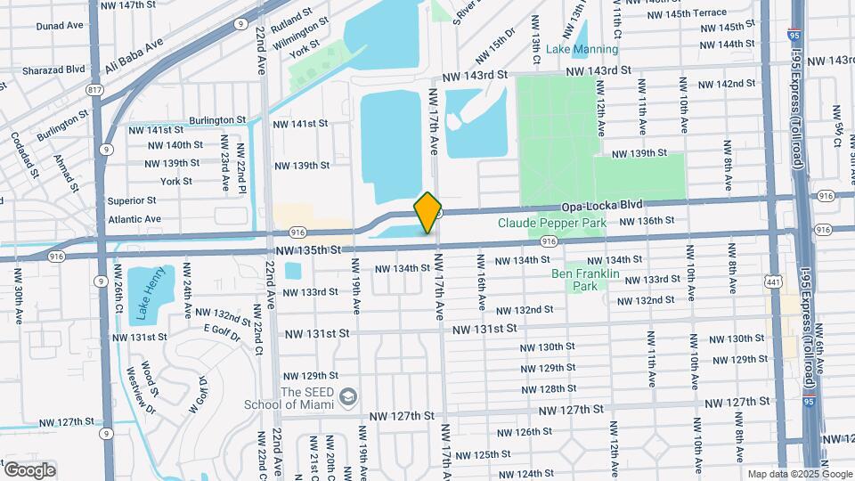1711 NW 135th St Map and Location Details