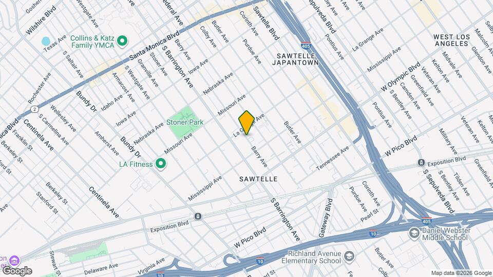 2019 Barry Ave Map and Location Details