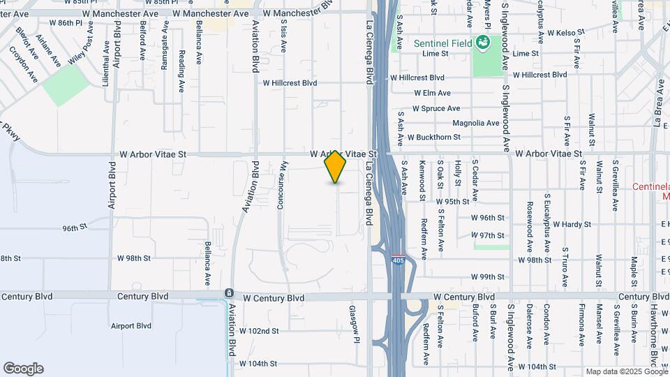 9322 Hindry Pl Map and Location Details