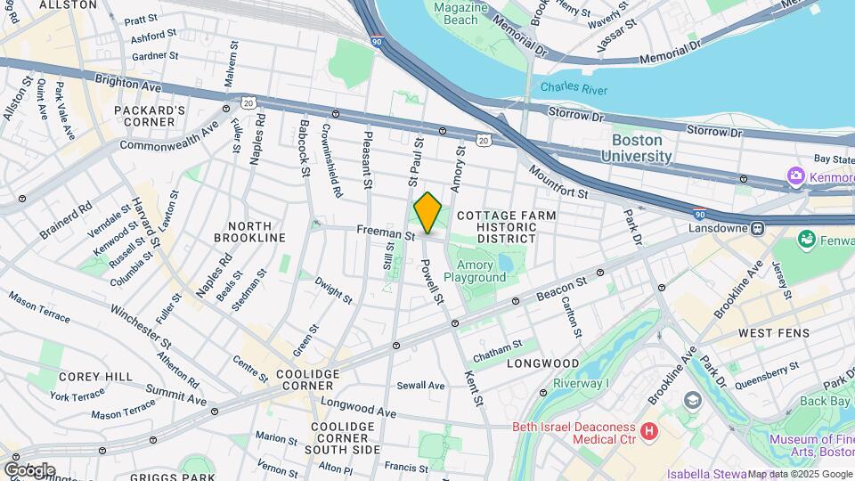 150 Freeman St, Unit #3 Map and Location Details