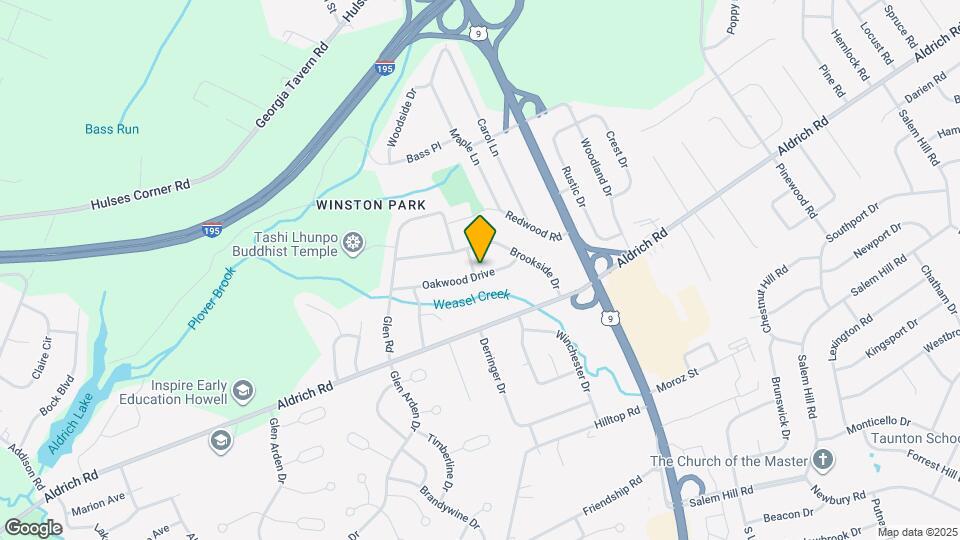 10 Oakwood Drive Map and Location Details