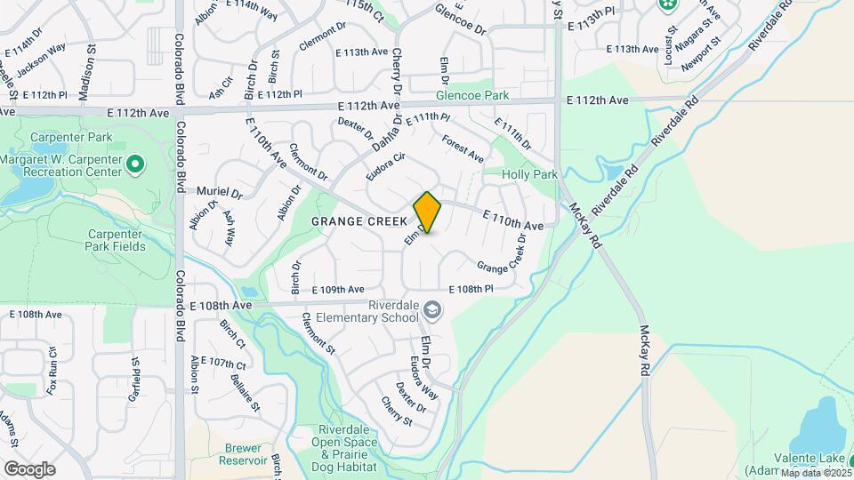 4946 E 109th Ct Map and Location Details