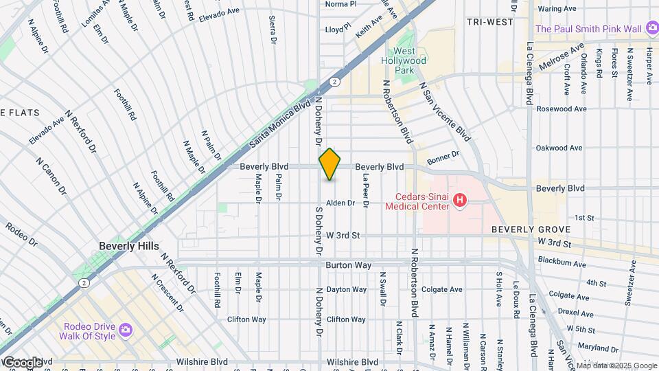 131 N Wetherly Dr Map and Location Details