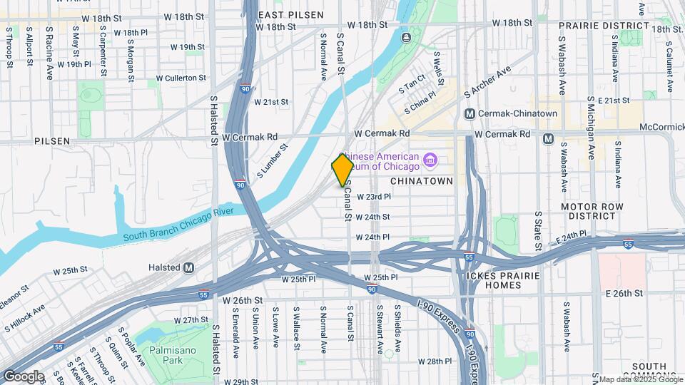 2322 S Canal St Map and Location Details